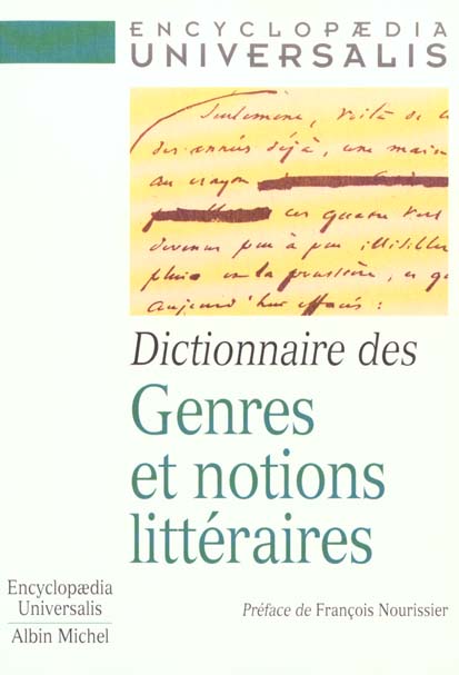 Dictionnaire des genres et des notions litteraires