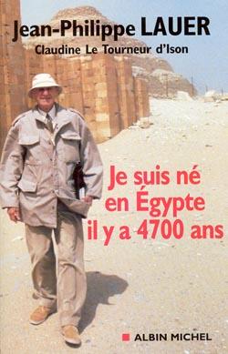 Je suis ne en egypte il y a 4700 ans