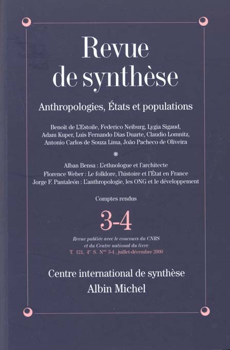 Revue de synthese n.3-4