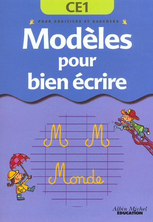 Modeles pour bien ecrire ce1