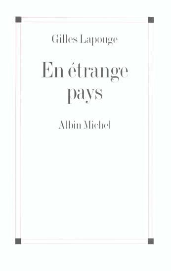 En étrange pays