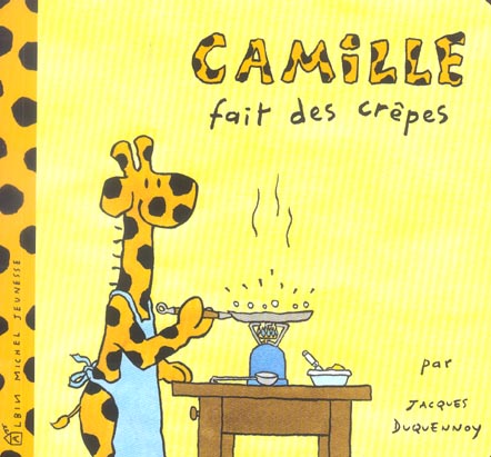 Camille fait des crêpes