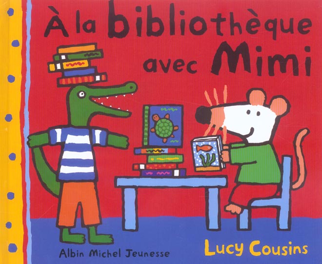 A la bibliotheque avec mimi