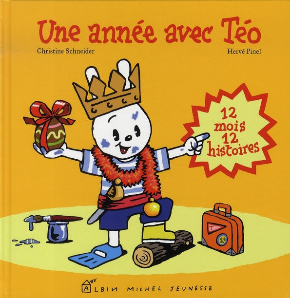 Une année avec téo ; 12 mois, 12 histoires