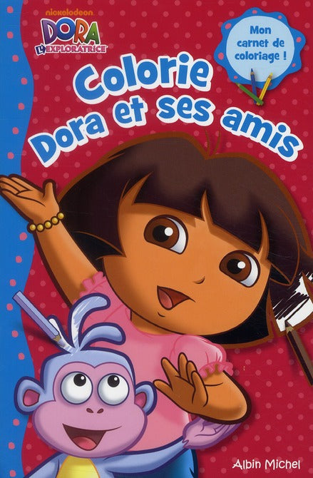 Dora l'exploratrice ; je colorie mon amie Dora et Babouche !