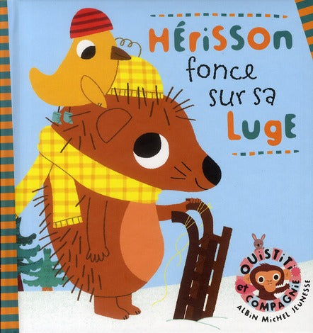 Hérisson fonce sur la luge