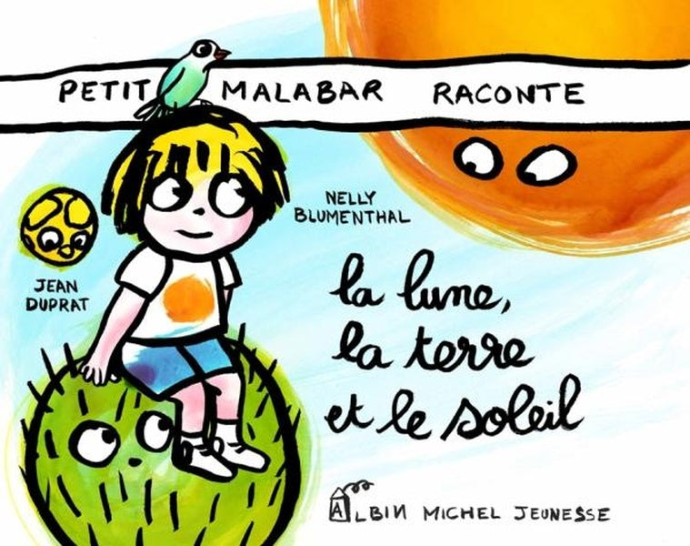 La Lune, la Terre et le Soleil ; petit Malabar raconte