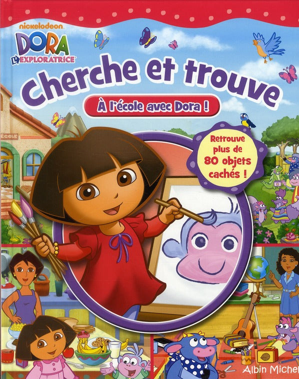 Cherche et trouve ; à l'école avec Dora