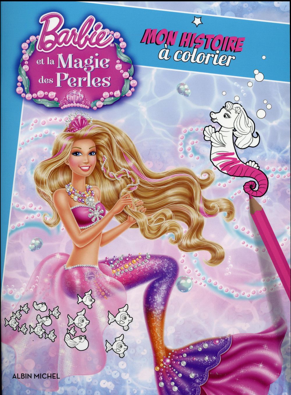 La magie des perles ; mon histoire à colorier