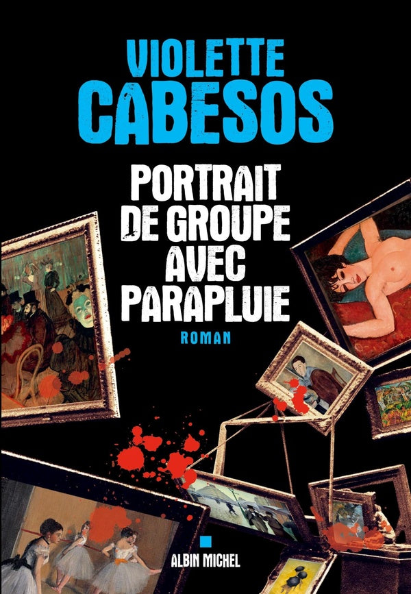 Portrait de groupe avec parapluie