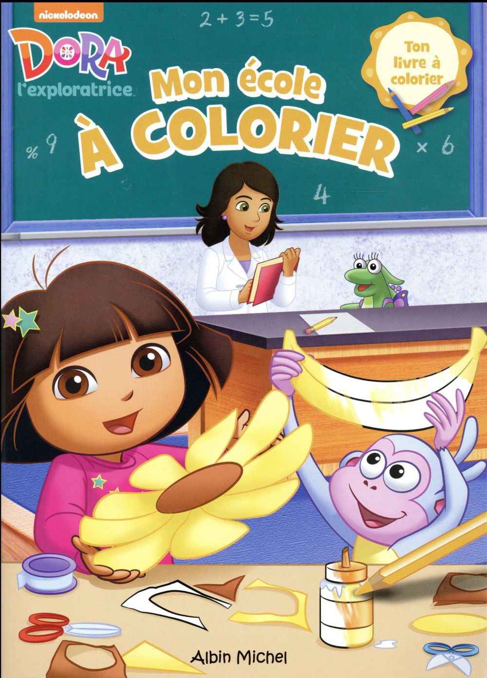 Mon école à colorier