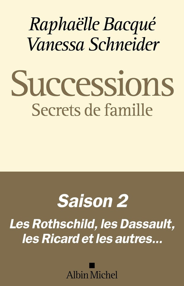 Successions Tome 2 : Secrets de famille
