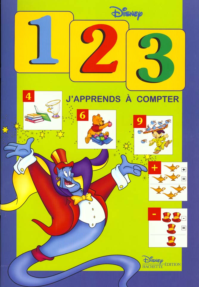 1 2 3 j'apprends a compter