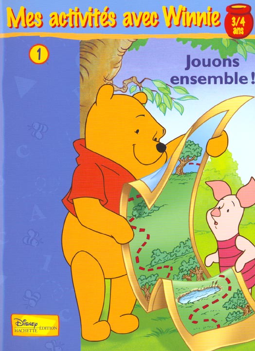 Mes activités avec Winnie : jouons ensemble ; 3/4 ans