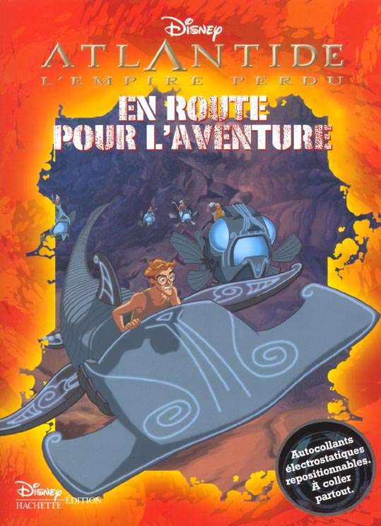 Mes autocollants : Atlantide, l'empire perdu ; en route pour l'aventure
