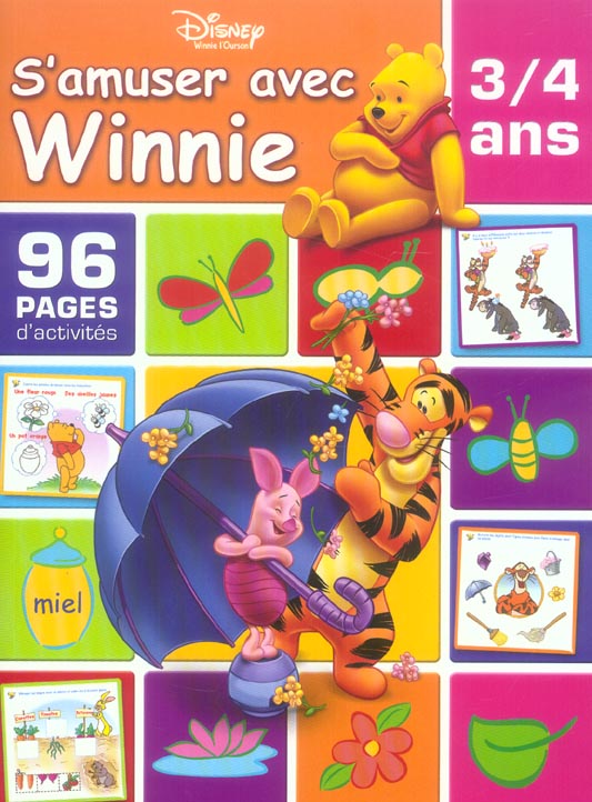 Winnie l'Ourson : s'amuser avec Winnie ; 3/4 ans