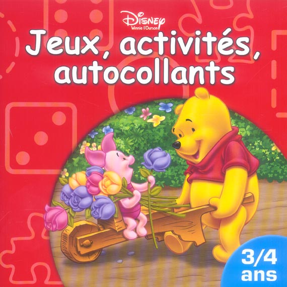 Jeux, activites et autocollants 3/4 ans