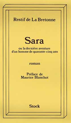 Sara ou la dernière aventure d'un homme de quarante-cinq ans