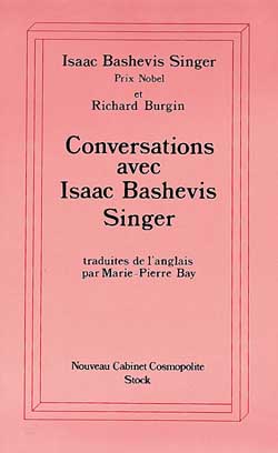 Conversations avec isaac bashevis singer