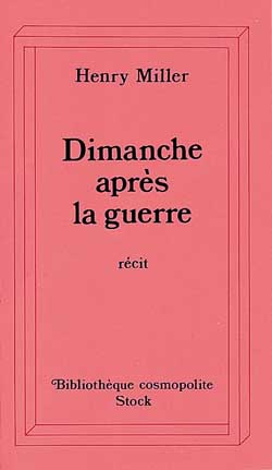 Un dimanche apres la guerre