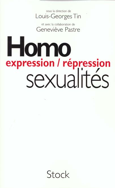 Homosexualite ; expression ; repression