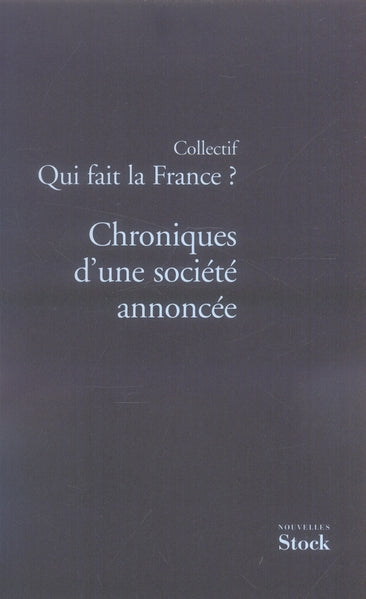 Chroniques d'une société annoncée