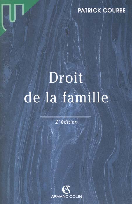 Droit de la famille ; 2e edition