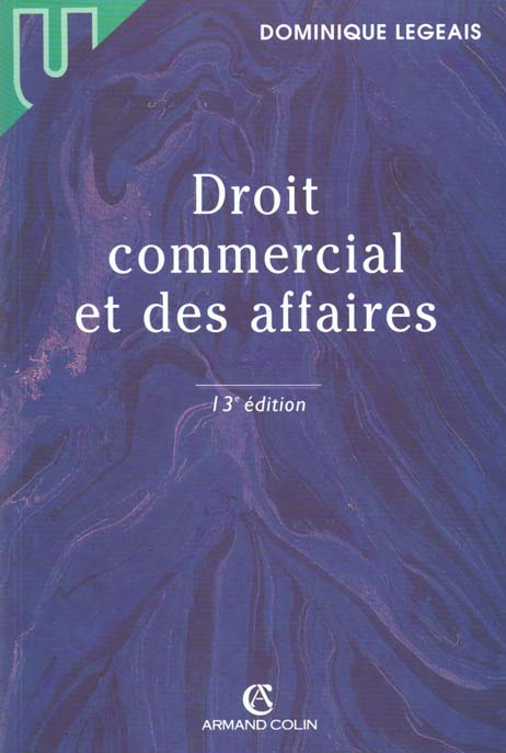 Droit commercial ; 13e edition