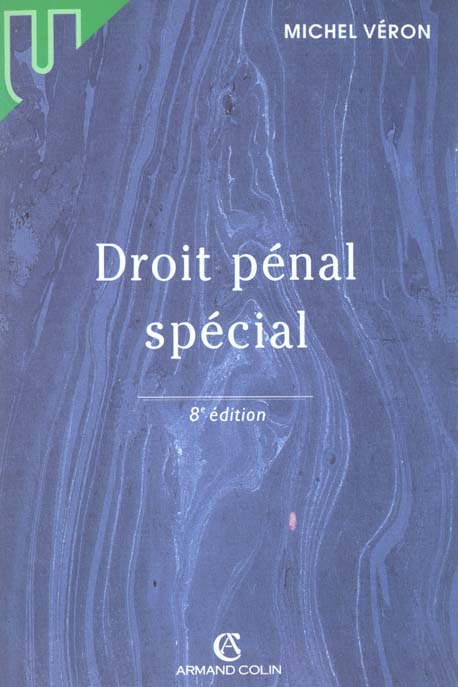 Droit penal special ; 8e edition