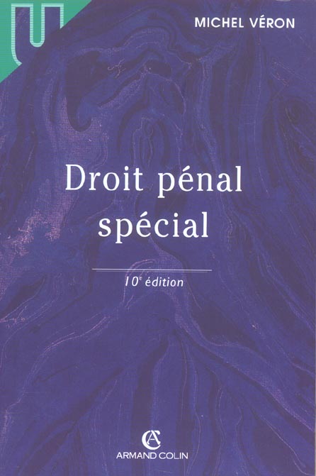 Droit penal special (10e édition)
