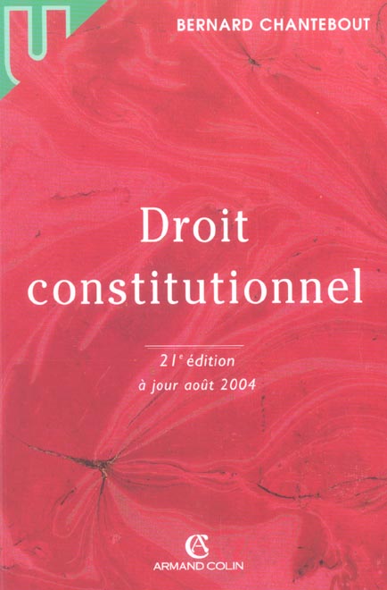Droit constitutionnel (21e édition)