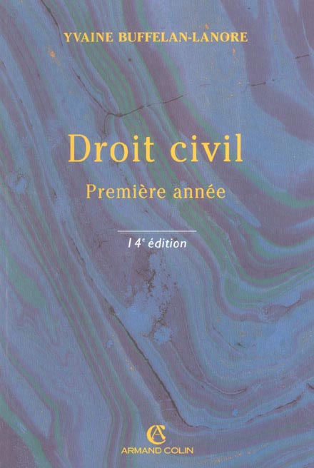 Droit civil 1ere annee (14e édition)