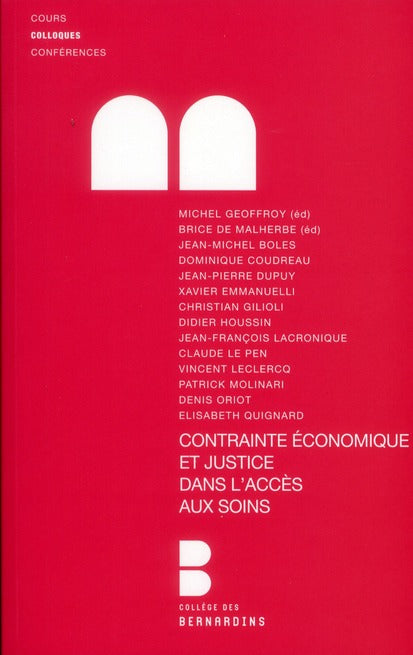 Contrainte économique et justice dans l'accès aux soins