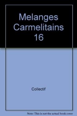 MELANGES CARMELITAINS n.16