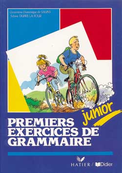 P.e.g junior ; 1ers exercices de grammaire junior