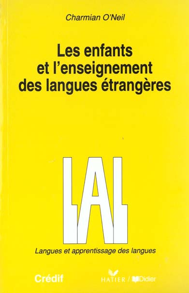 Les enfants et l'enseignement des langues etrangeres - livre