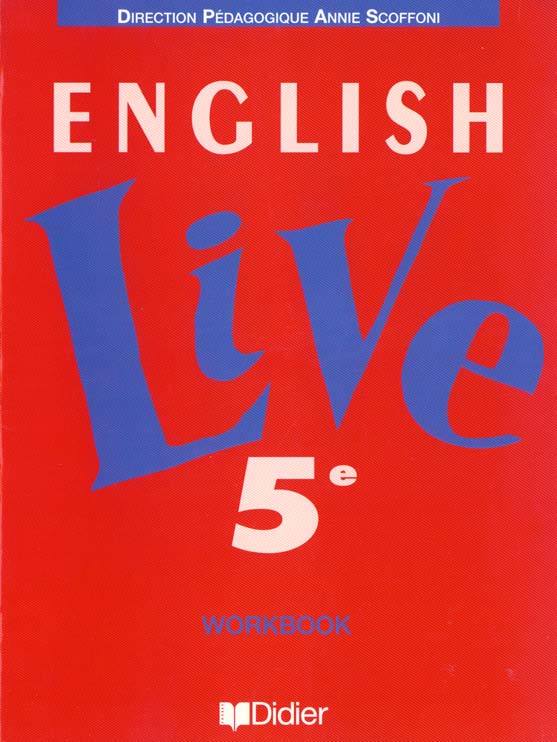 English live ; 5ème ; workbook ; langue vivante 1