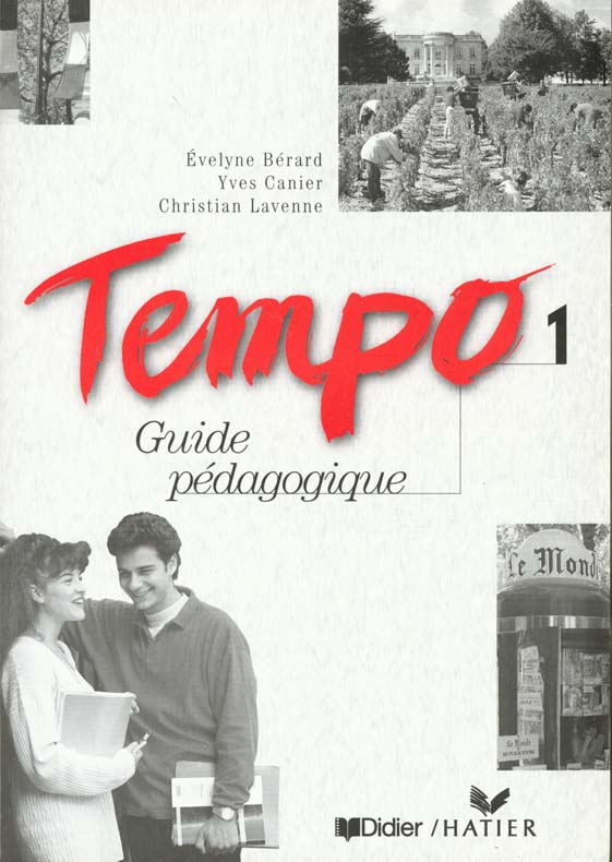Tempo 1 - guide pedagogique - version papier