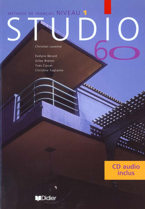 Studio 60 niv.1 - livre eleve + cd audio