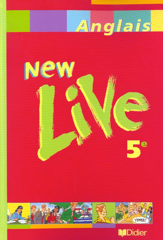 NEW LIVE : anglais ; 5e