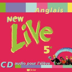 NEW LIVE : anglais ; 5e ; CD audio de l'élève