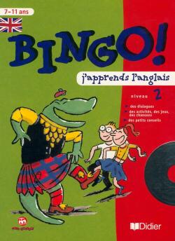 J'apprends l'anglais ; niveau 2 ; cahier + cd audio ; 7/11 ans