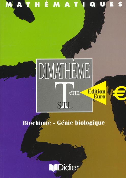 DIMATHEME : mathématiques ; terminale STL ; livre de l'élève (édition 2002)