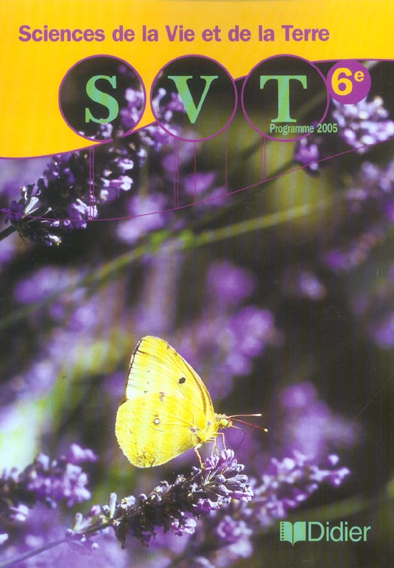 Sciences de la vie et de la terre ; 6ème