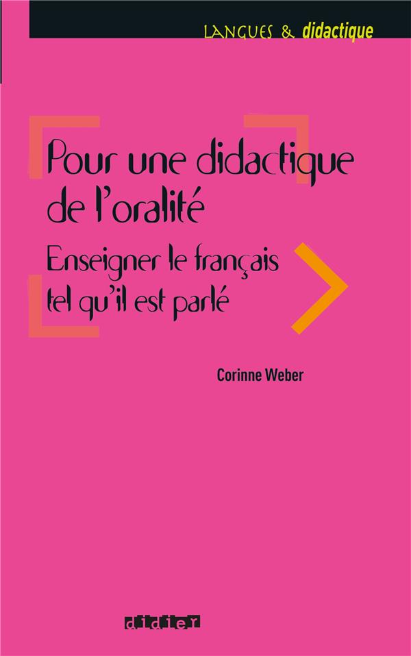 Pour une didactique de l'oralité
