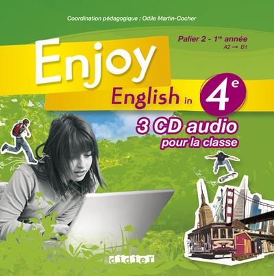 ENJOY ENGLISH IN : 4ème ; CD de la classe (édition 2008)