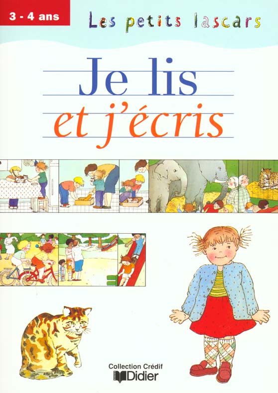 Je lis et j'ecris 3-4 ans - cahier