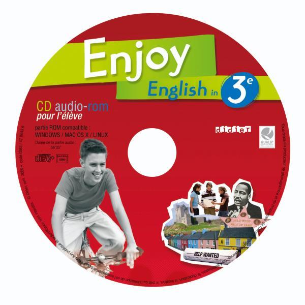 ENJOY ENGLISH IN : 3ème ; CD audio-rom de remplacement