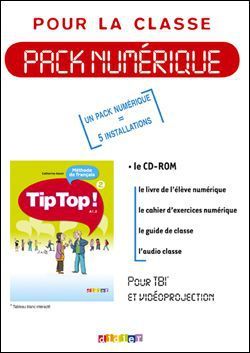 Tip top ! français ; niveau 2 ; pack numérique pour la classe