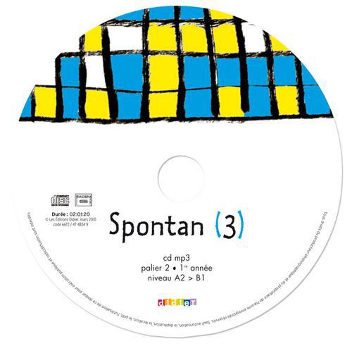 SPONTAN (3) : allemand ; palier 2 ; 1ère année LV1/LV2 ; cd MP3 de remplacement